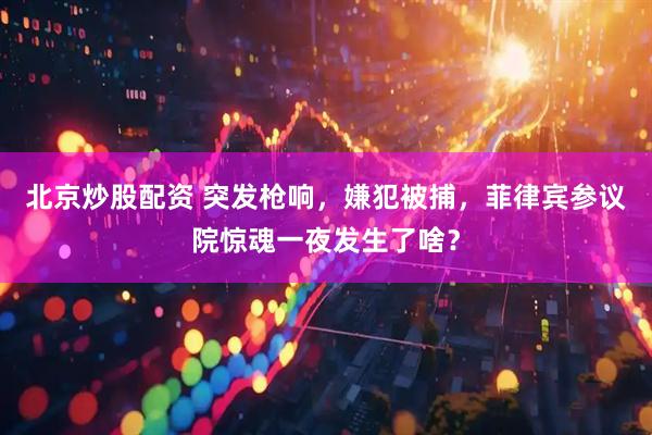 北京炒股配资 突发枪响，嫌犯被捕，菲律宾参议院惊魂一夜发生了啥？